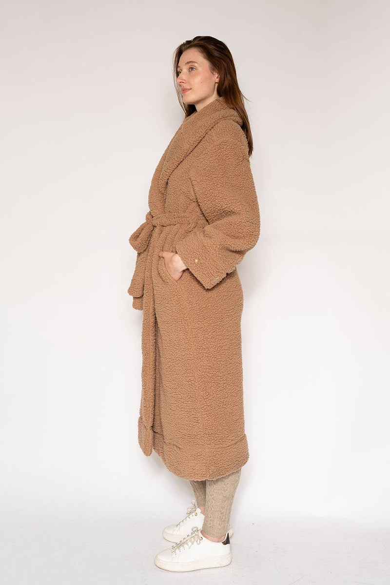 Sherpa wrap sale coat