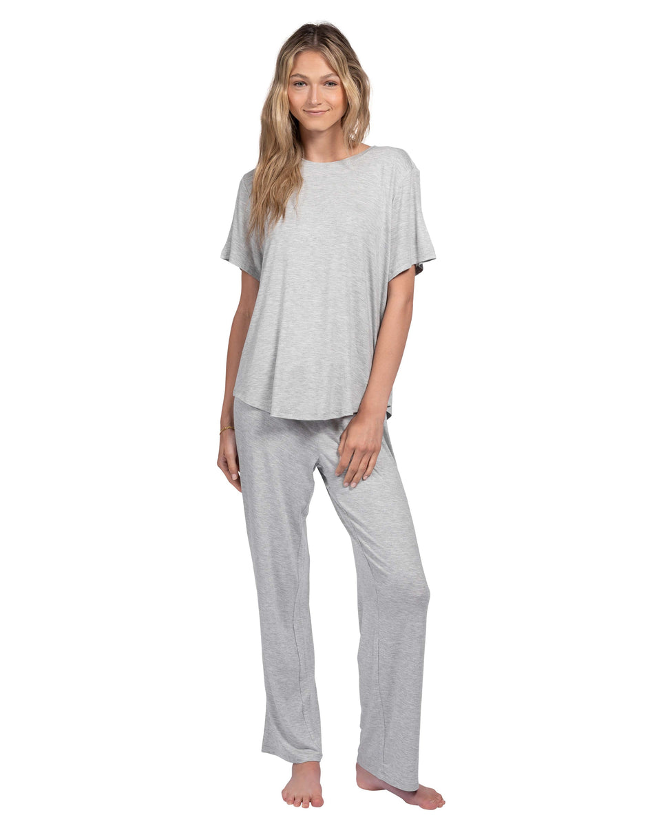 The Pajama Factory Women's Viscose Ankle Length Leggins