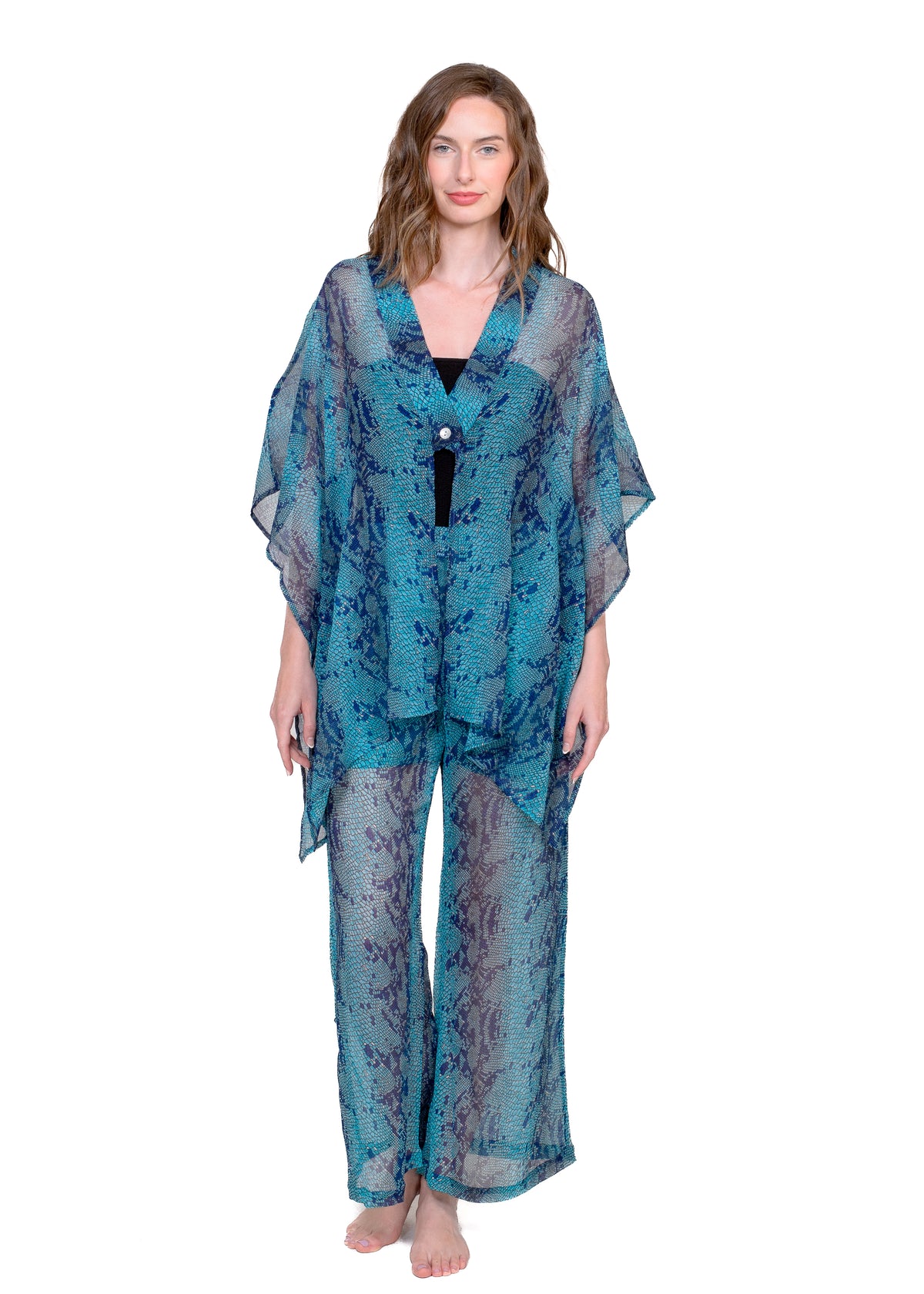 CHIFFON PANT COVER UP