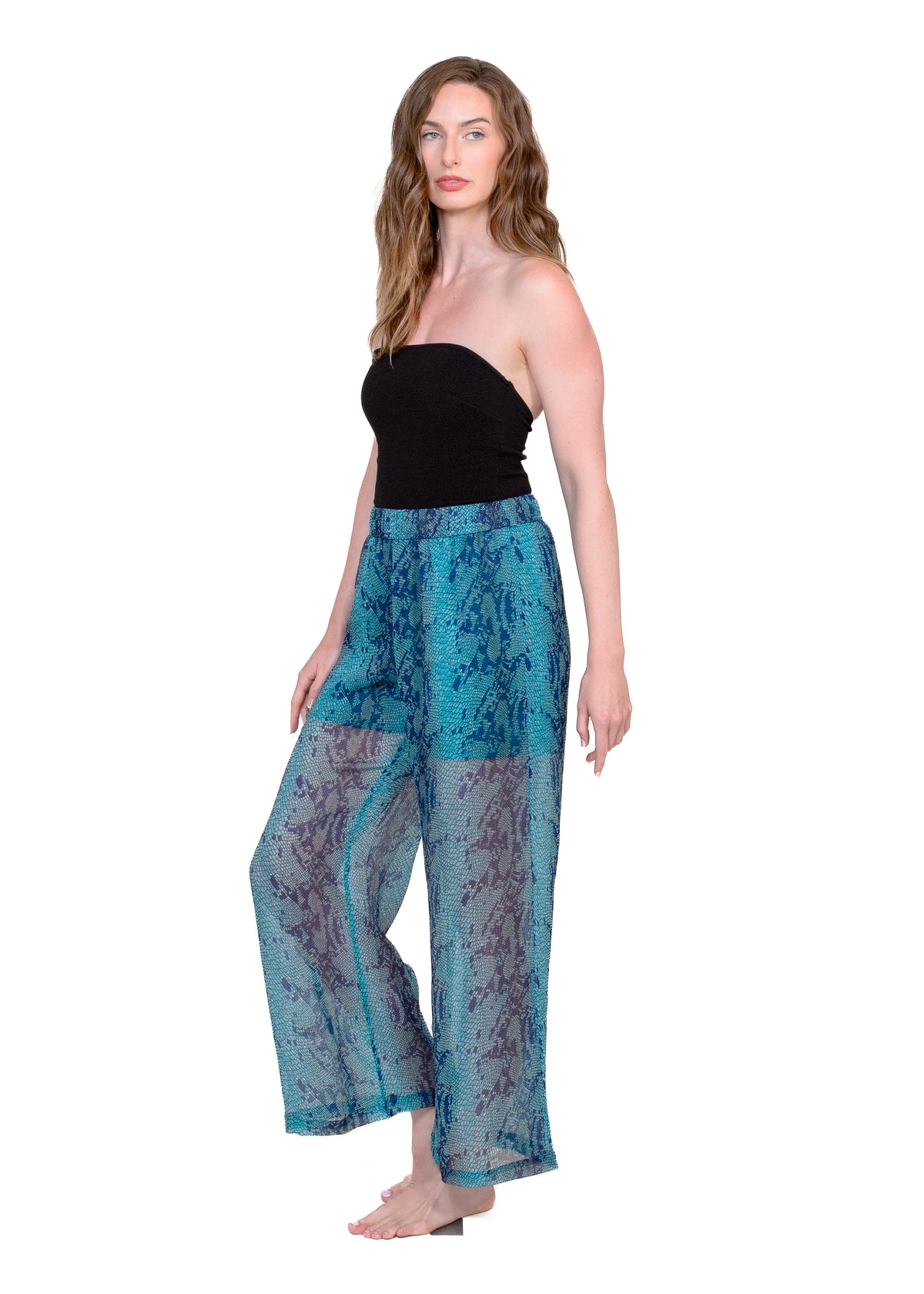 CHIFFON PANT COVER UP