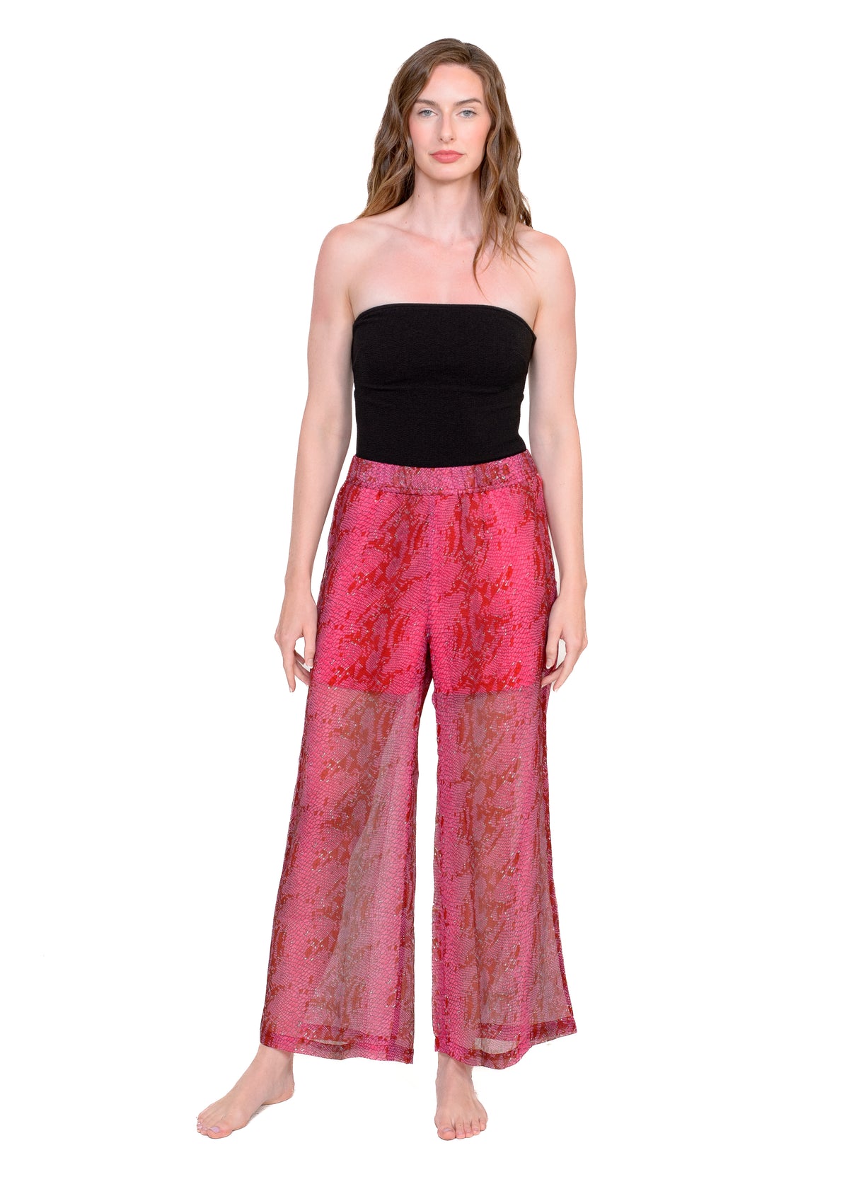 CHIFFON PANT COVER UP