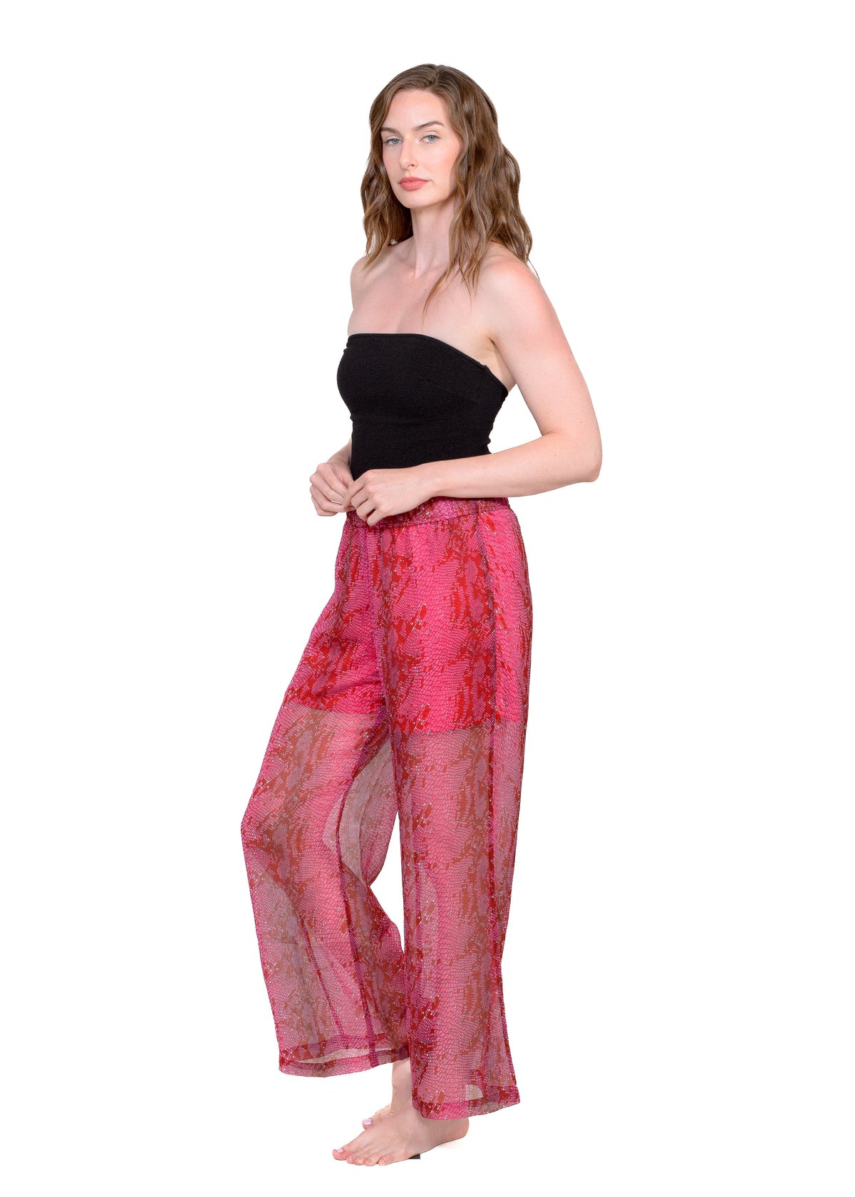 CHIFFON PANT COVER UP