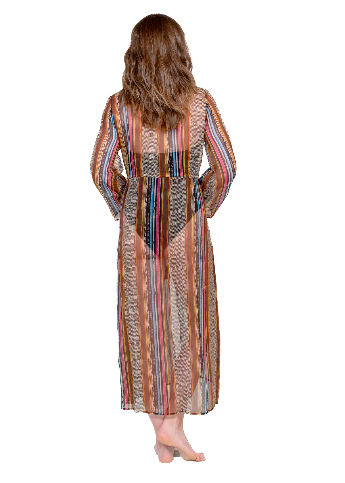 CHIFFON MAXI COVER UP