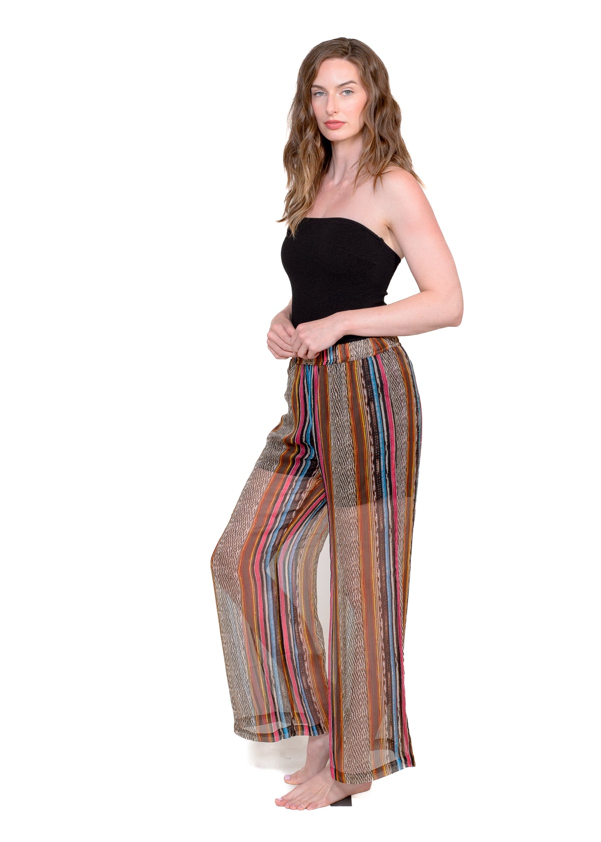 CHIFFON PANT COVER UP