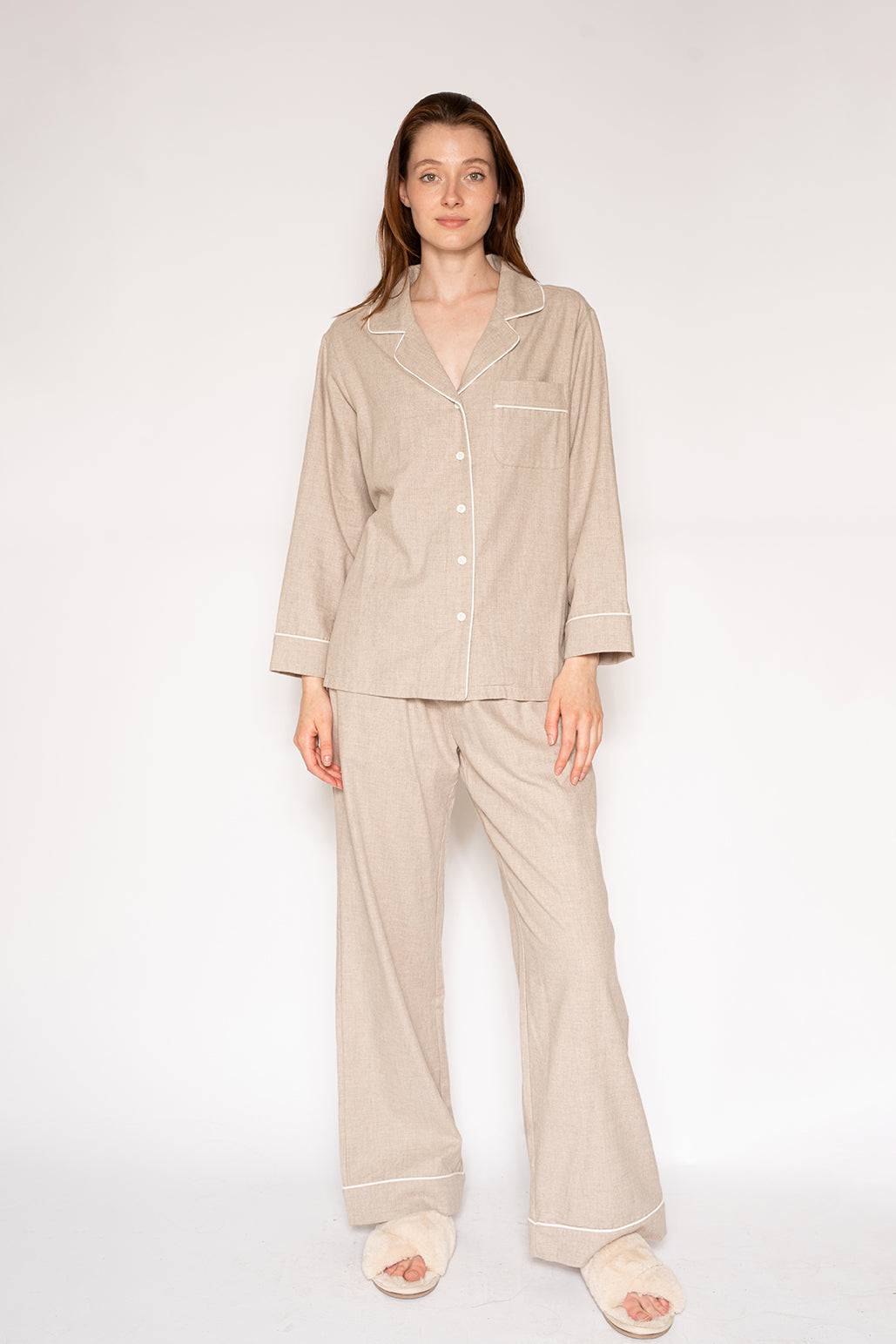 Women's Long Sleeve Bamboo Pajama Set